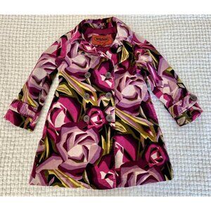 Missoni For Target Purple Floral Coat